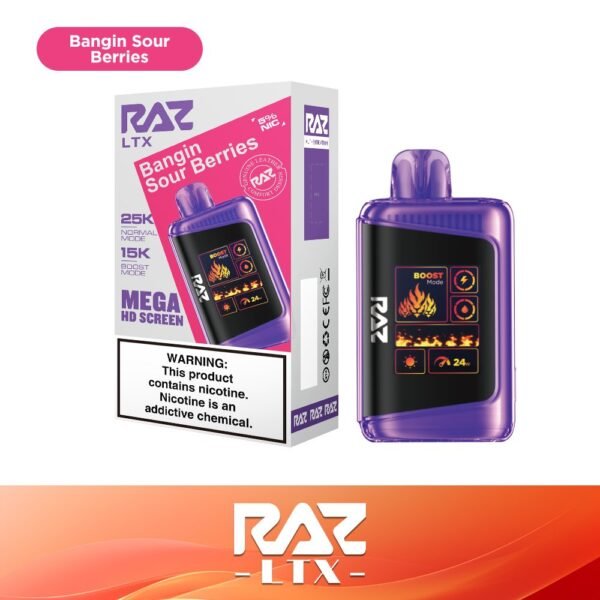RAZ LTX DC25000 DISPOSABLE | 25,000 PUFFS | 5 CT