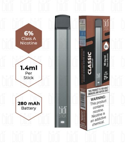BIDI STICK DISPOSABLE VAPES CLASSIC