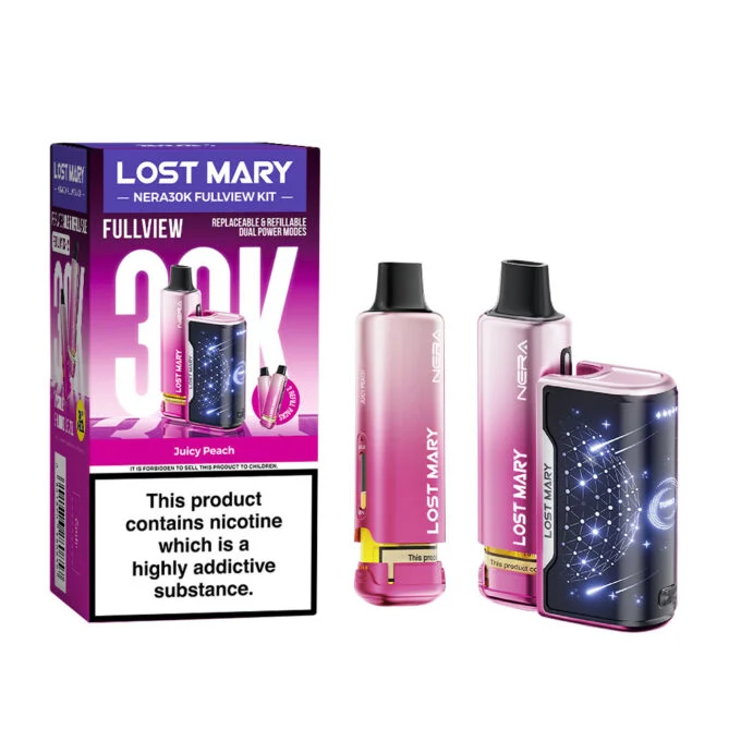 Juicy-Peach-680x680 LOST MARY NERA FULLVIEW KIT WITH 2 PODS | 70K PUFFS | 5 CT